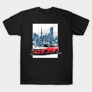 Nissan Skyline R34 GTR Gift Idea T-Shirt